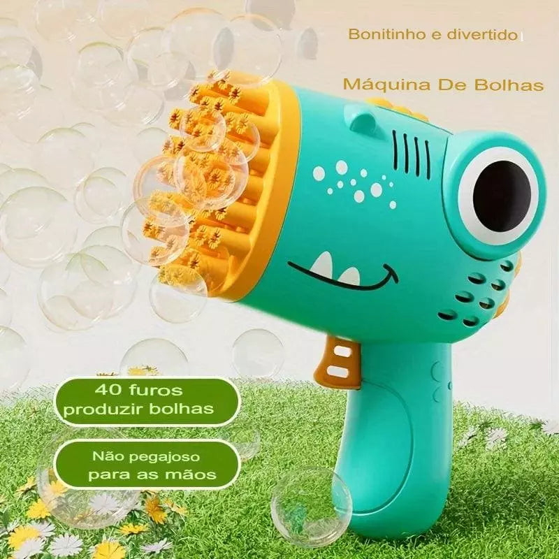 DinoBubble - Pistola de bolhas automática