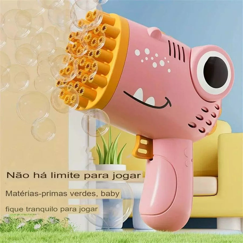 DinoBubble - Pistola de bolhas automática