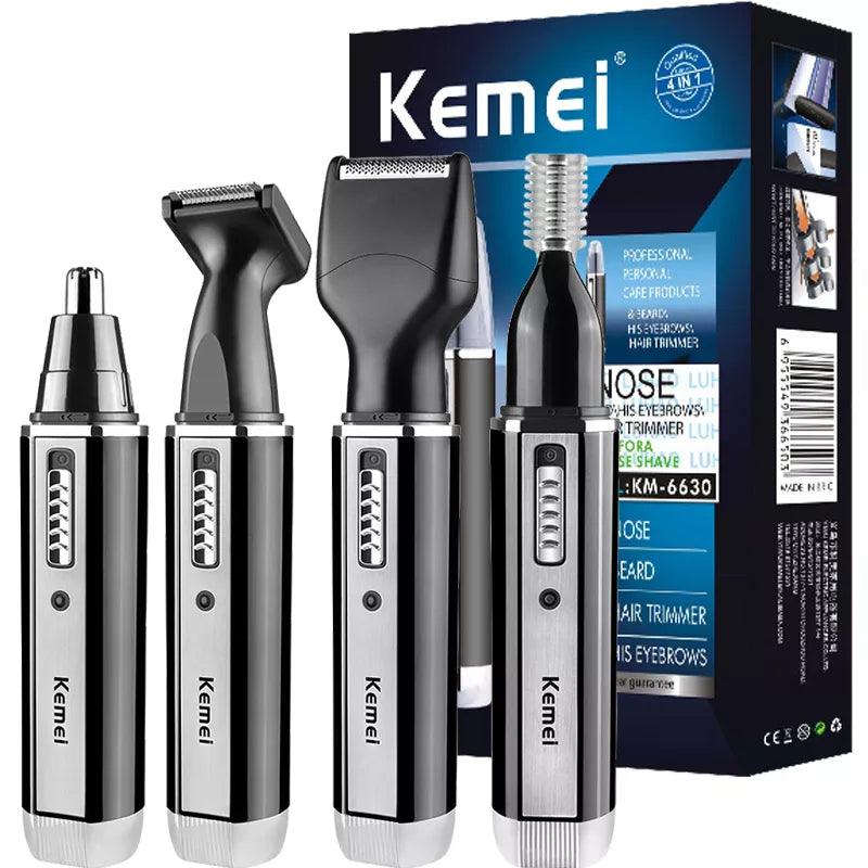 Kemei - Máquina de depilação 4 em 1 recarregável - Wolrd Dispenser