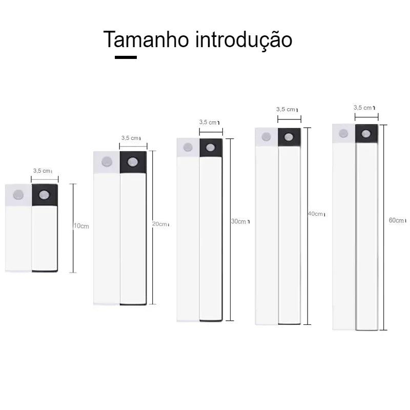 Barra de luz com sensor de presença - Wolrd Dispenser