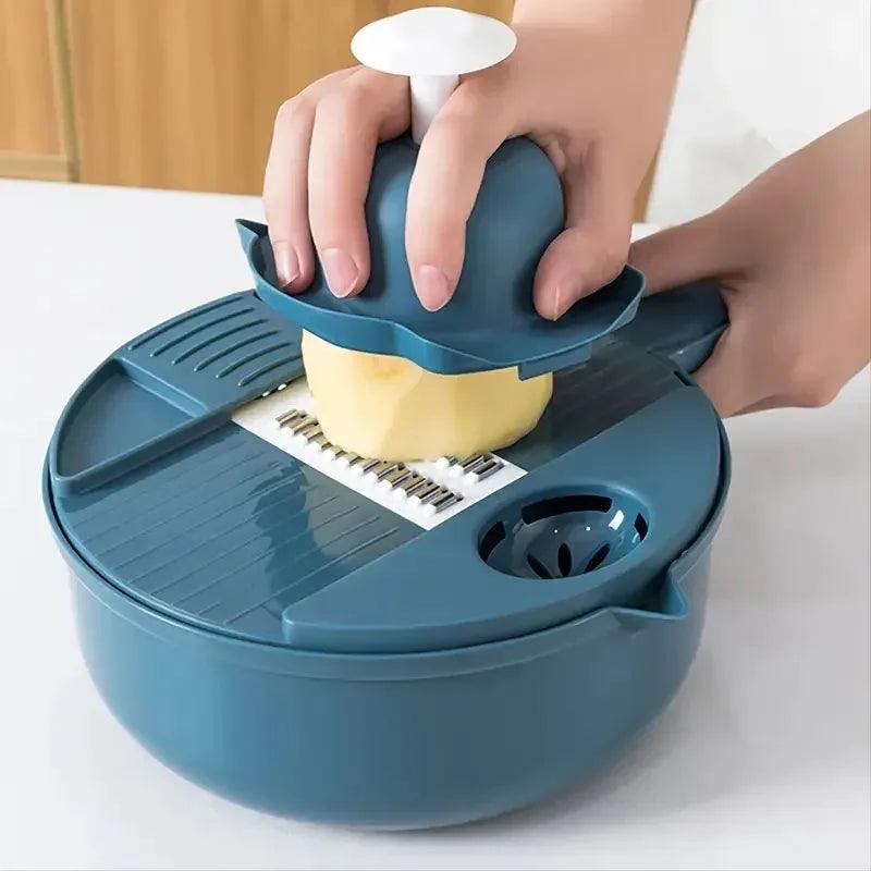 VeggieChop - Ralador Cortado Manualmente para Cozinha - Wolrd Dispenser